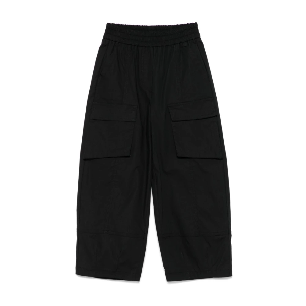 Monnalisa Girls Black Trousers - Trousers - 8 Y - Kids