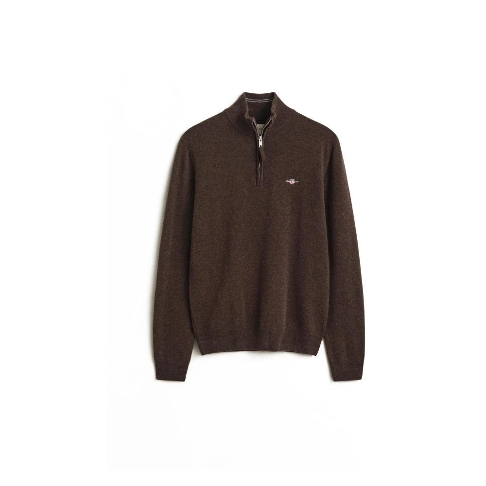 Gant Herren Dunkelbraun Troyer, Braun, Gr. L - Bild 8