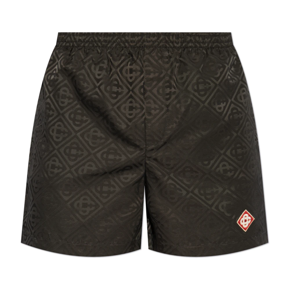 Casablanca Zwembroek met logo Black Heren