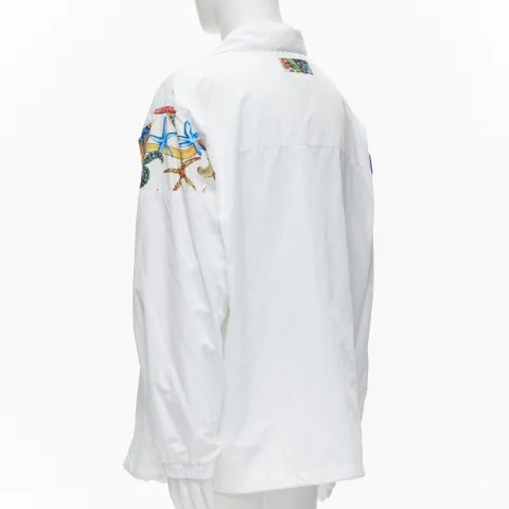 Versace Pre-owned Polyester outerwear White Heren