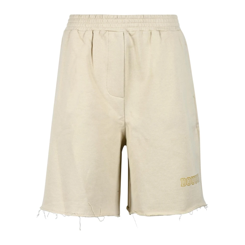 Douuod Woman Sand Bermuda Shorts voor Vrouwen Beige Dames