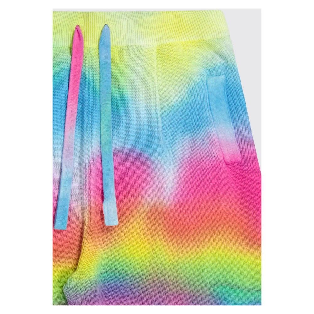 Laneus Tie Dye Katoenen Bermuda Shorts Multicolor Heren