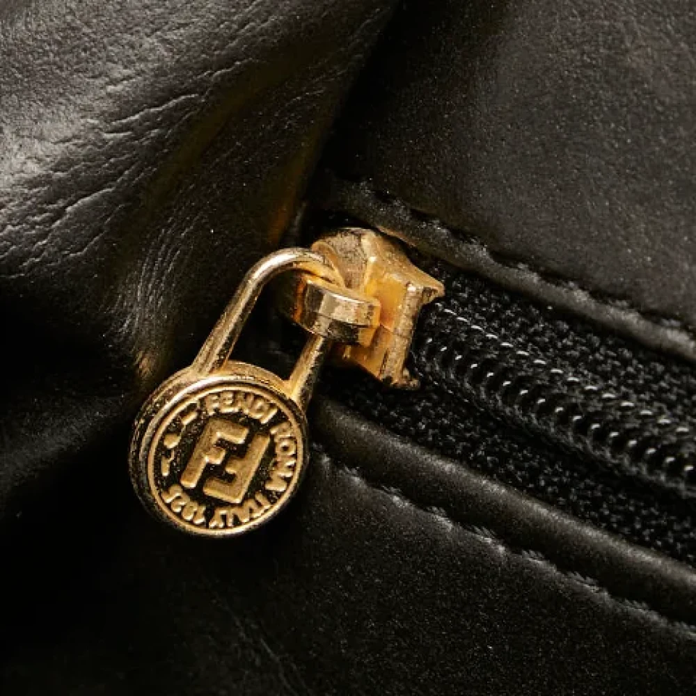 Fendi Vintage Pre-owned Leather fendi-bags Black Dames