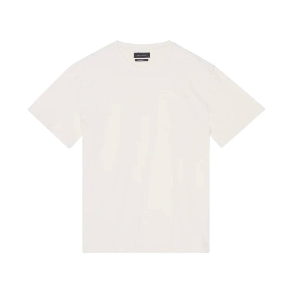 Clean Cut Gestructureerd T-shirt Calton Collectie White Heren