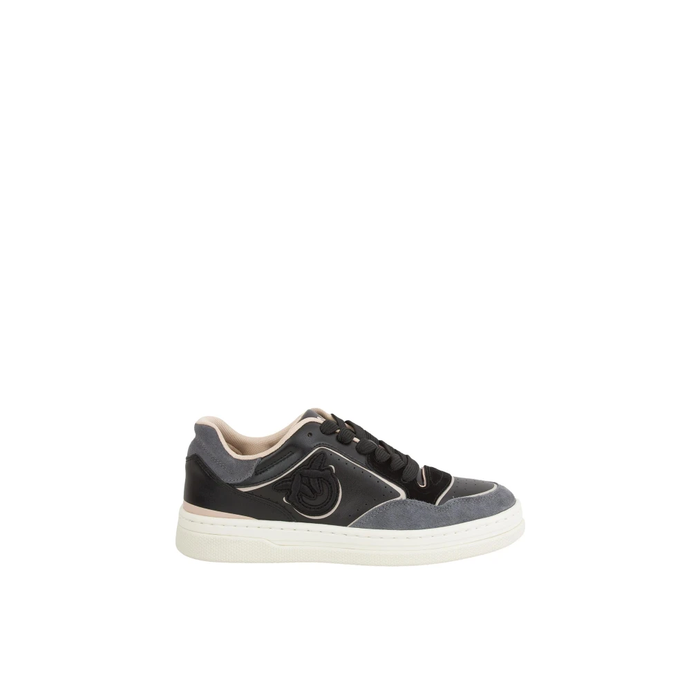 Pinko Zwarte Sneakerschoenen Dames Schoenen
