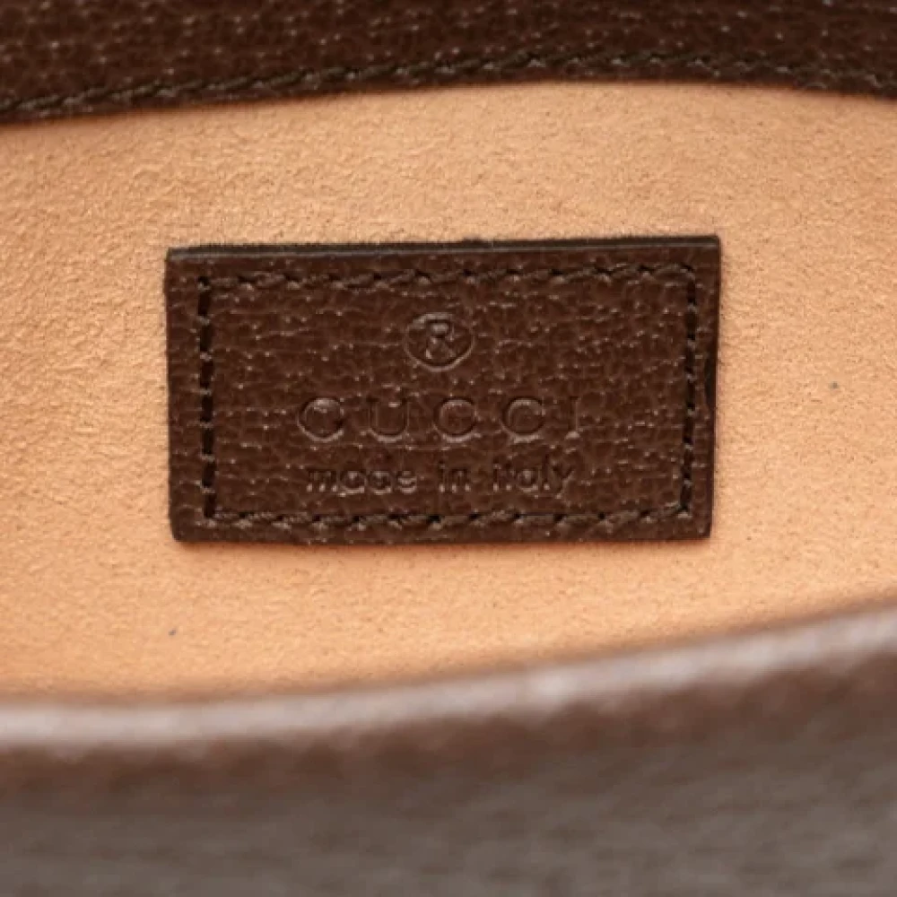 Gucci Vintage Pre-owned Leather gucci-bags Brown Dames