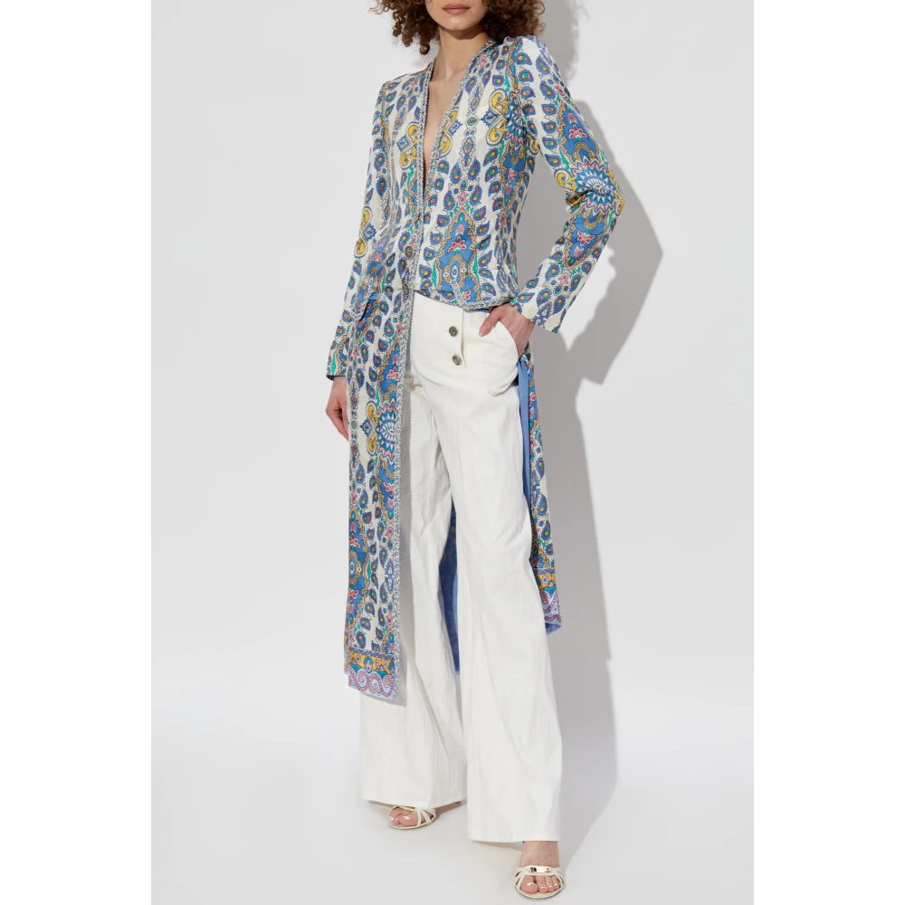 ETRO Gestreepte jas Multicolor Dames