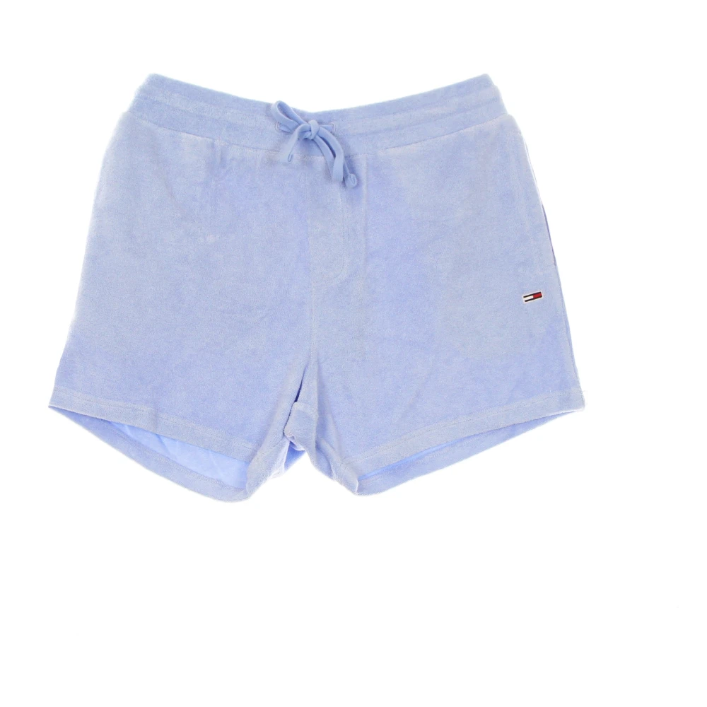 Tommy Hilfiger Men's Blue Casual Shorts, Xs, Toweling Cotton Shorts With Pockets
