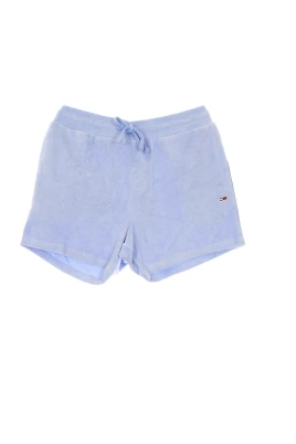 Shorts i frotté av bomull med fickor