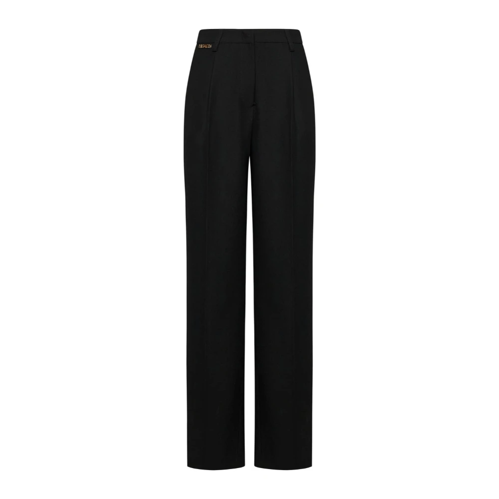 Silvian Heach Donna Nero - Pantaloni Ampi Con Vita Elasticata - Trousers - 2XS