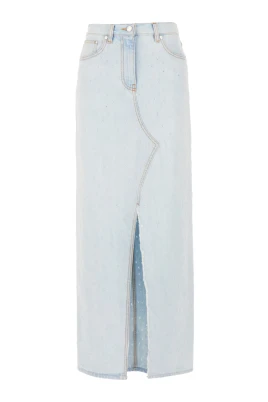 Distressed Maxi Skirt