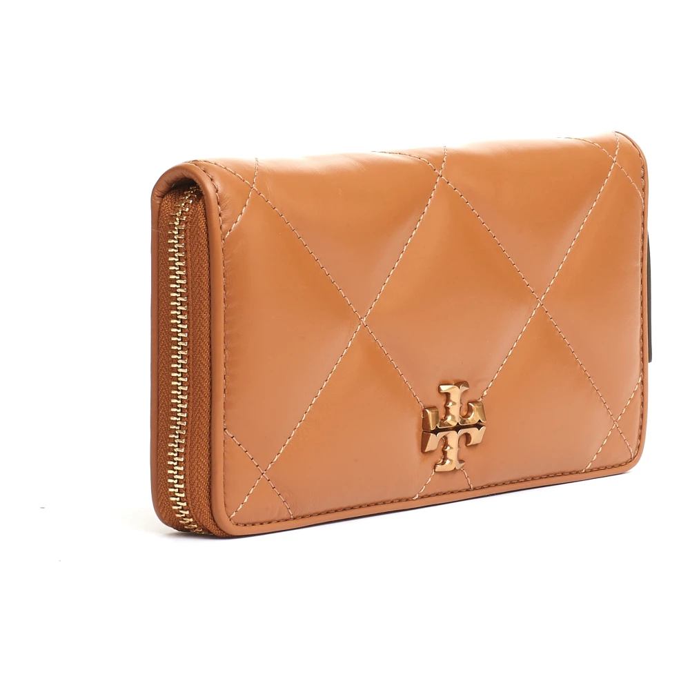 TORY BURCH Stijlvolle Dames Portemonnees in Cuoio Brown Dames