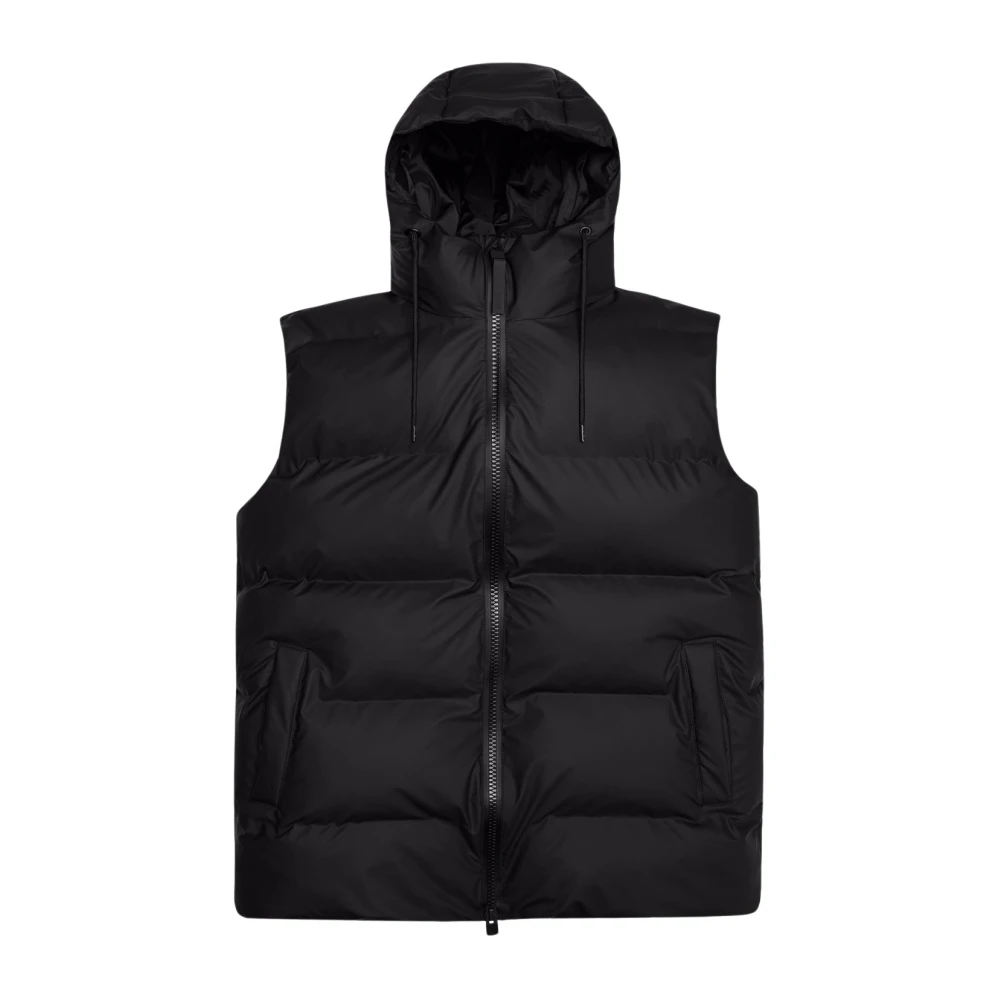 Rains Alta Puffer Vest Mouwloos Jack Zwart Black Heren