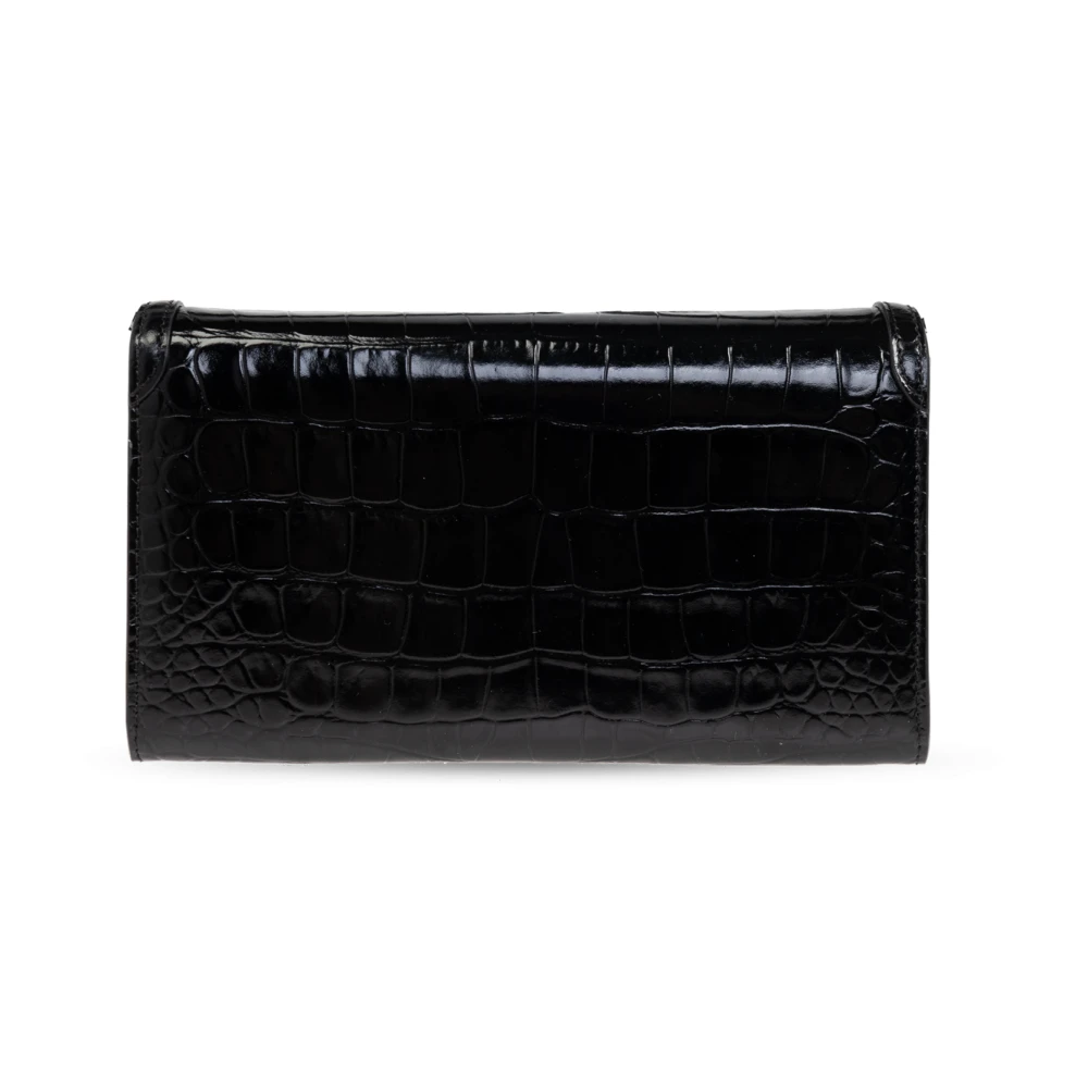 Tom Ford Leren portemonnee met band Black Dames