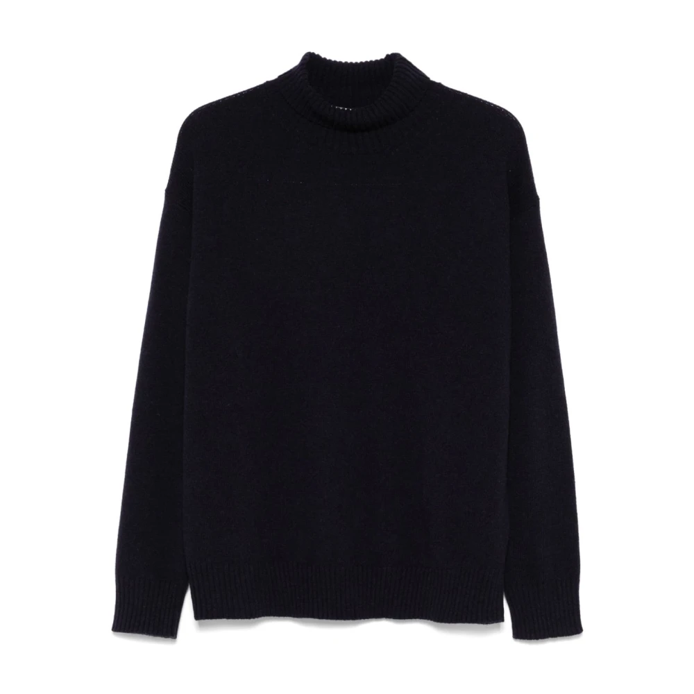 Jucca Midnight Blue Roll Neck Sweater Blue Dames