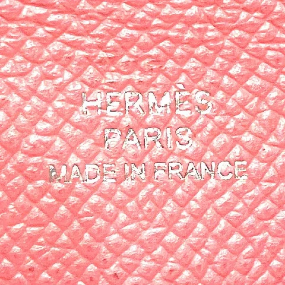 Hermès Vintage Pre-owned Leather wallets Pink Dames