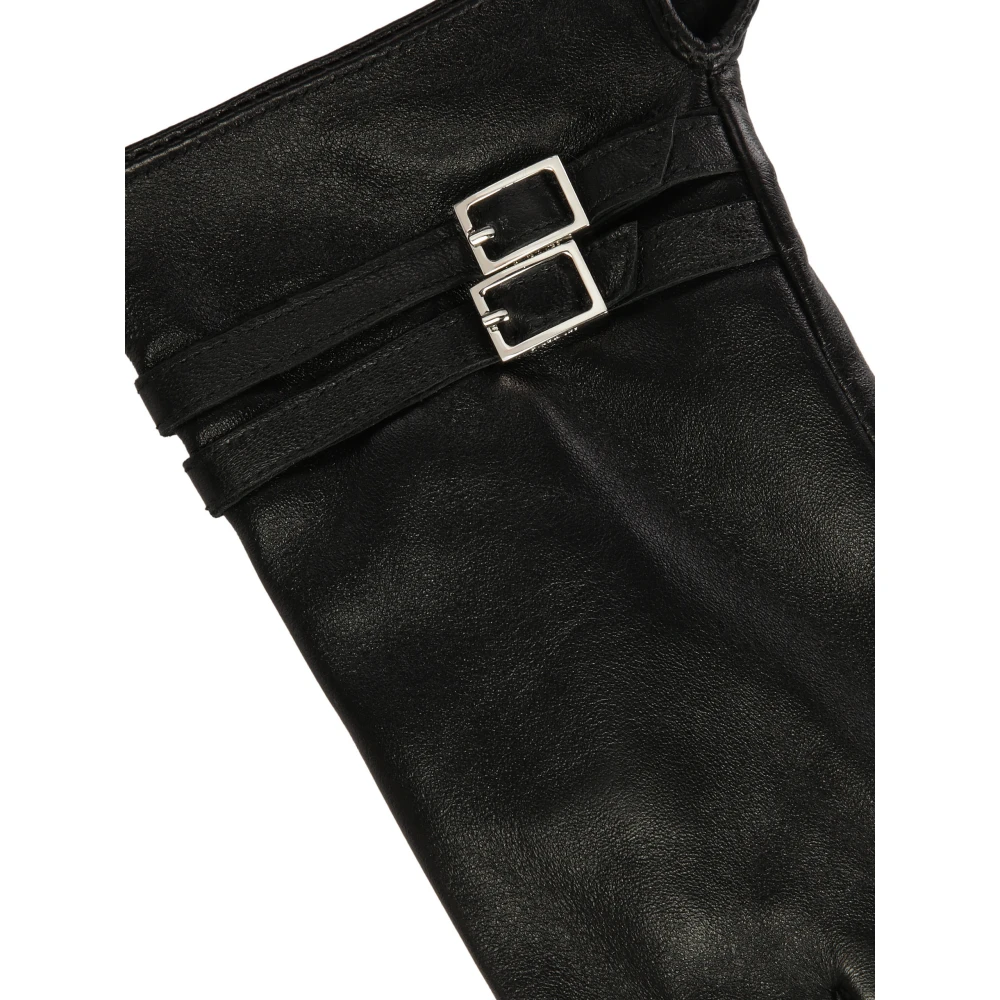 Kazar Zwarte zachte leren handschoenen Black Dames