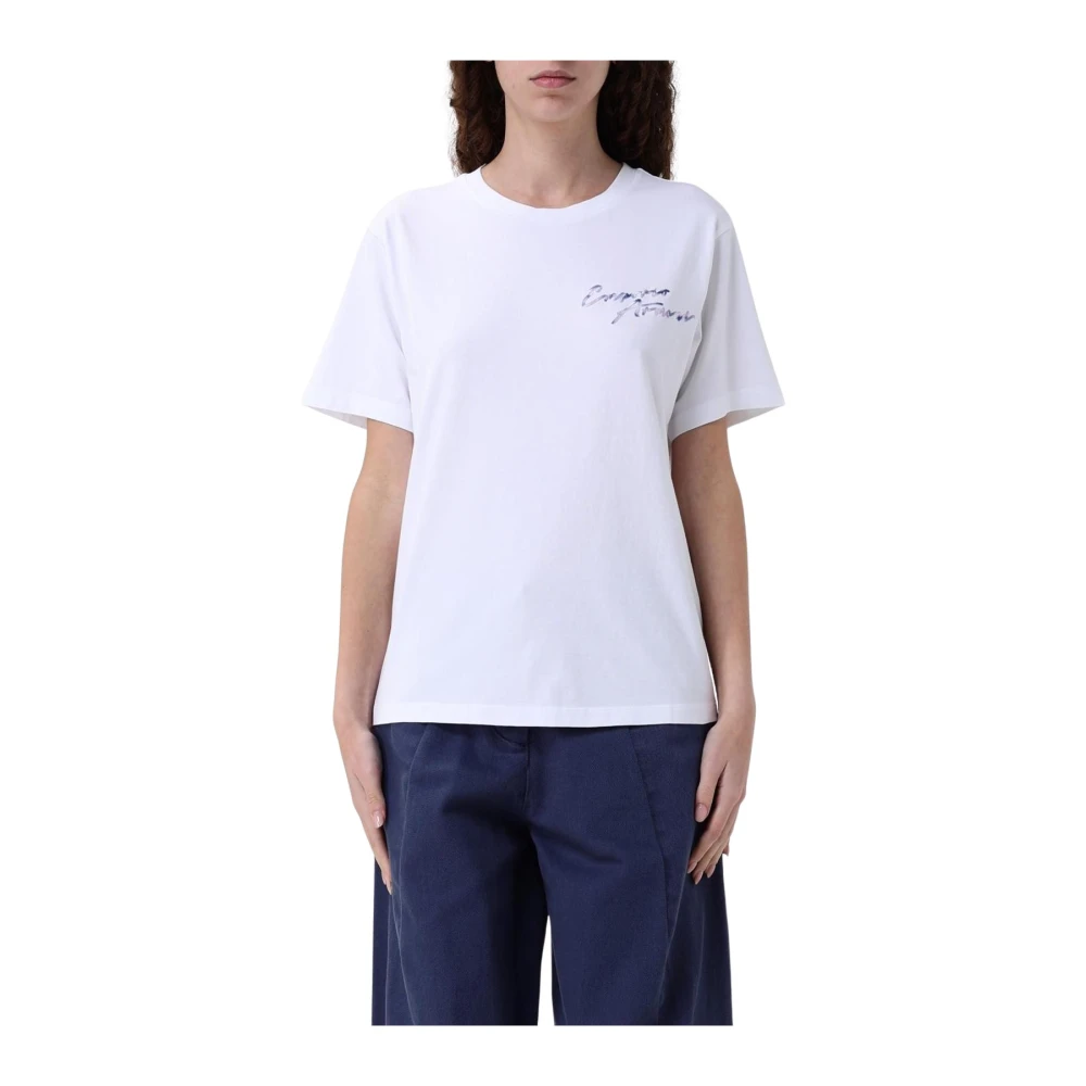 Emporio Armani Damen Weiß Oberteile, Sgröße: