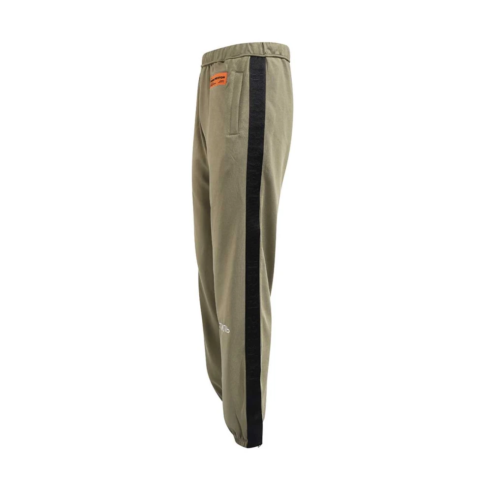 Heron Preston Sportbroek met logopatch Green Heren