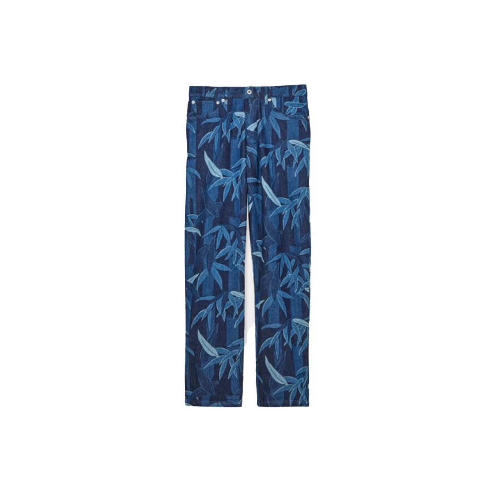 Kenzo Camo Blauwe Jeans Blue Heren