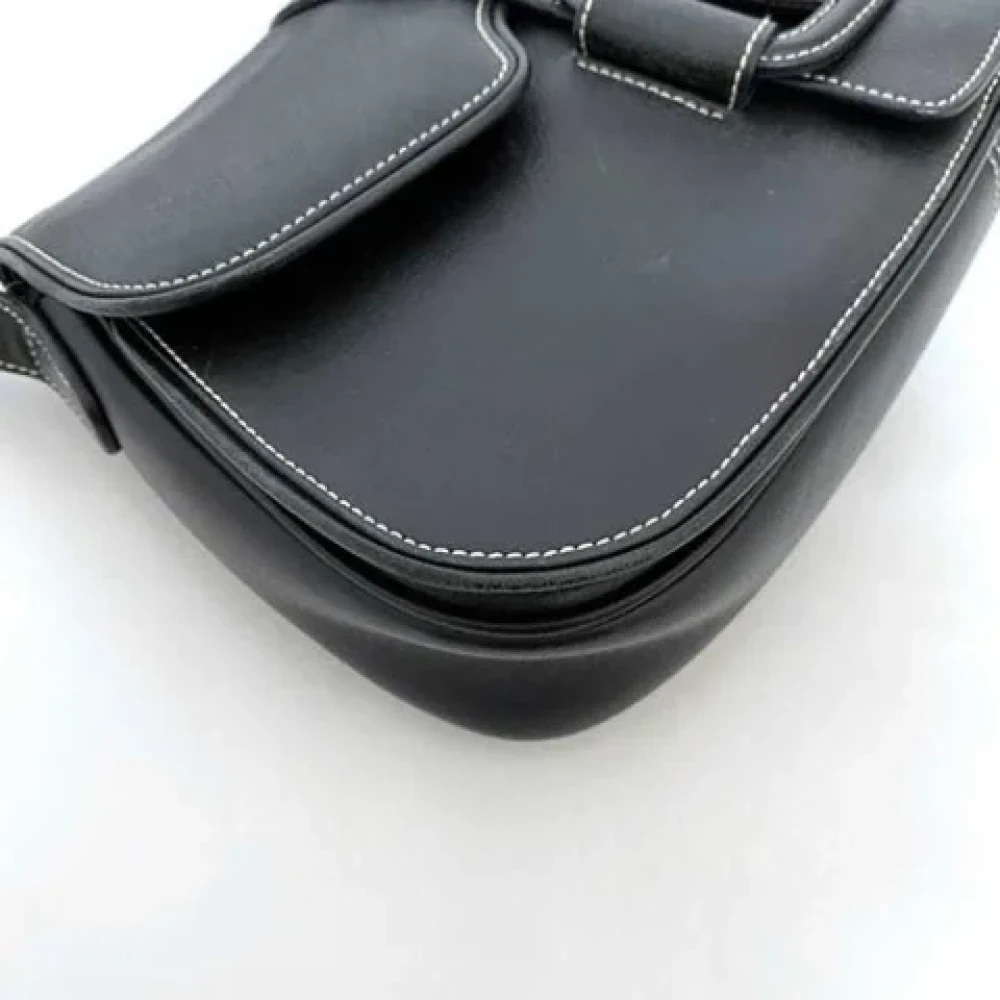 Salvatore Ferragamo Pre-owned Leather handbags Black Dames