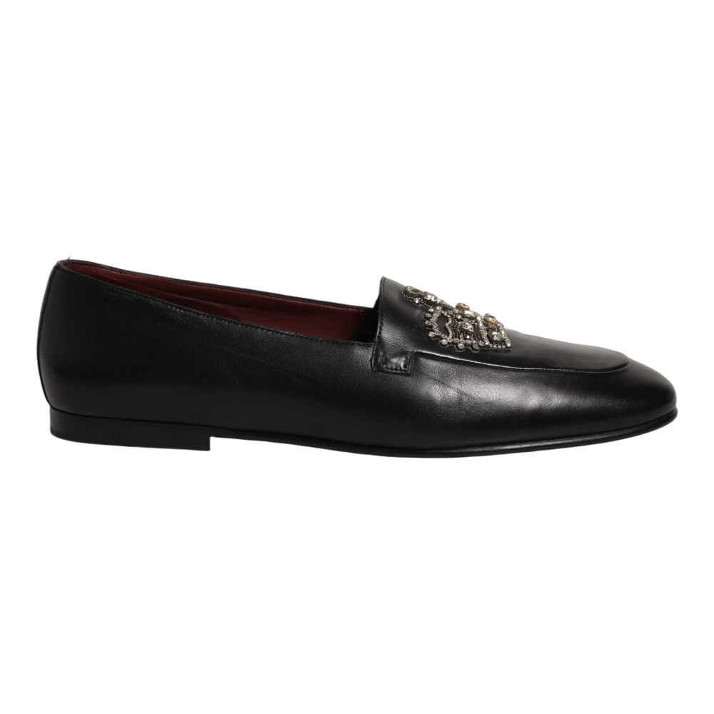 Dolce & Gabbana Homme Noir - Mocassins Chaussures Habillées - Chaussures - Taille: 44 Eu
