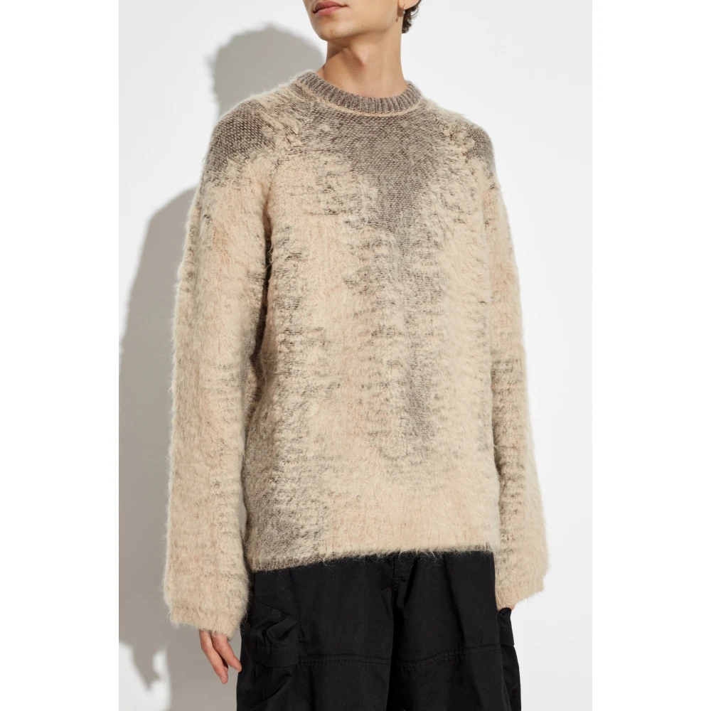 Diesel Crew neck sweater K-Pennac Beige Heren
