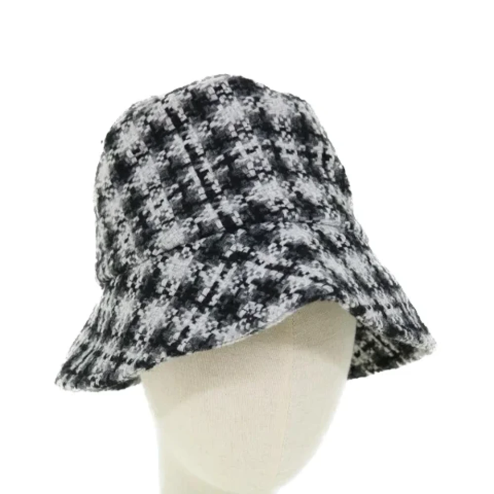 Chanel Vintage Pre-owned Wool hats White Dames