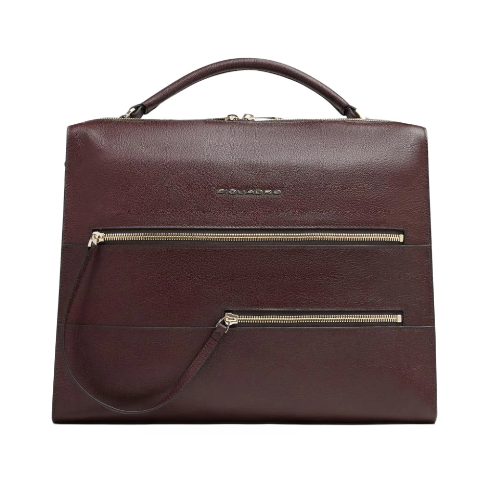 Piquadro Vrouw Rood Tassen Dames, One Size, Women's Laptop Bag With I Pad® Compartment, Shock Absorbing And Rfid Protection