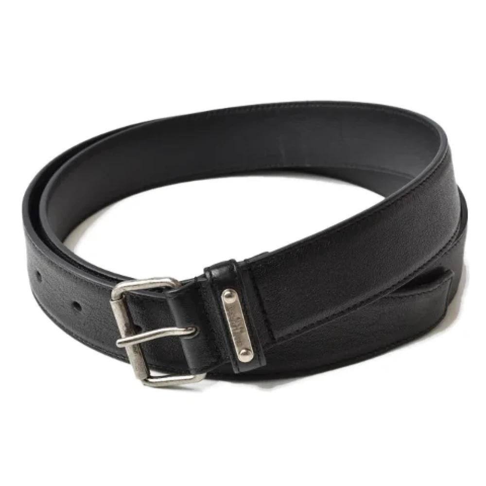 Yves Saint Laurent Vintage Pre-owned Leather belts Black Heren