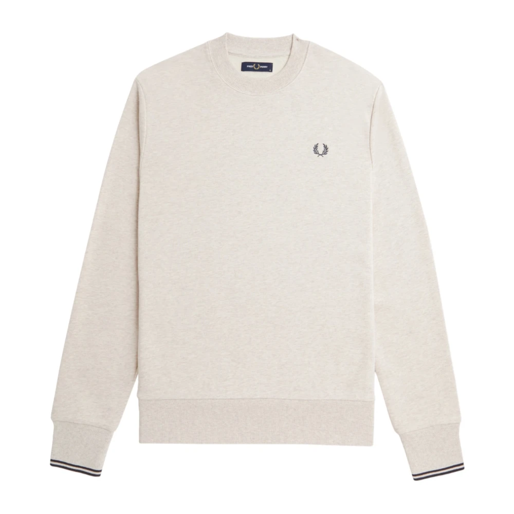 Fred Perry Beige Sweater Collectie Beige Heren