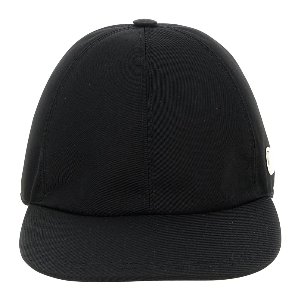 Stella Mccartney Women's Black Hats & Caps, 57 Cm, Logo Baseball Cap