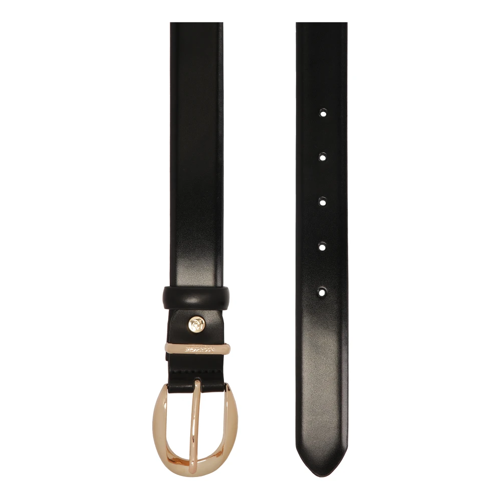 Kazar Zwarte riem met minimalistische gesp Black Dames