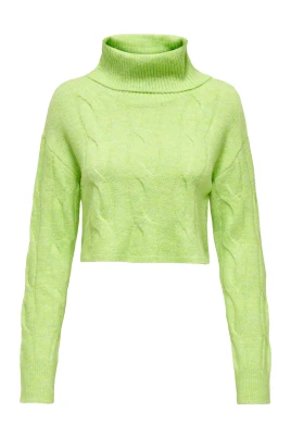 Kabel Rollneck Stickat