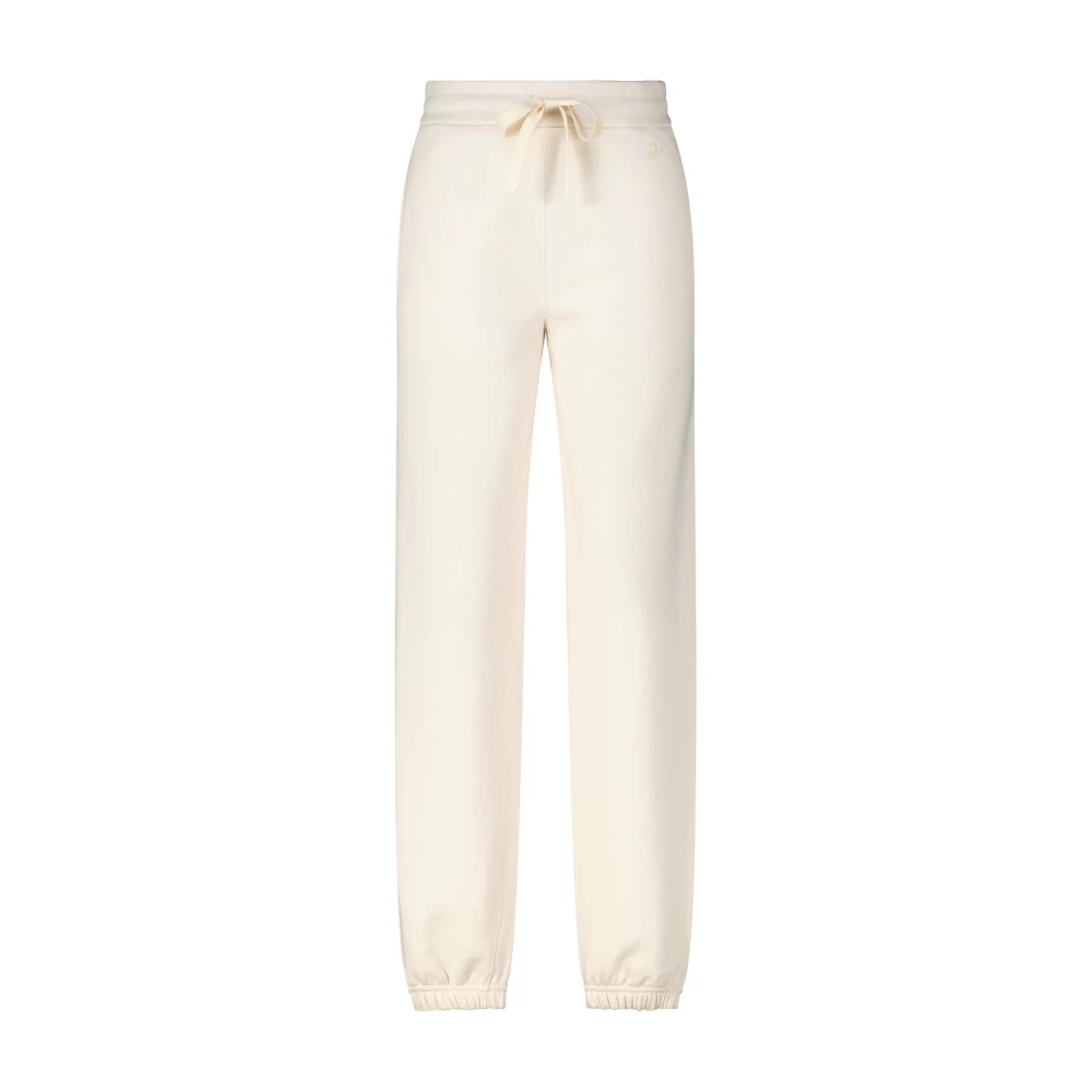 Jil Sander Femme Beige Pantalons, Taille: 40 Fr Pantalons De Survêtement Avec Broderie De Logo