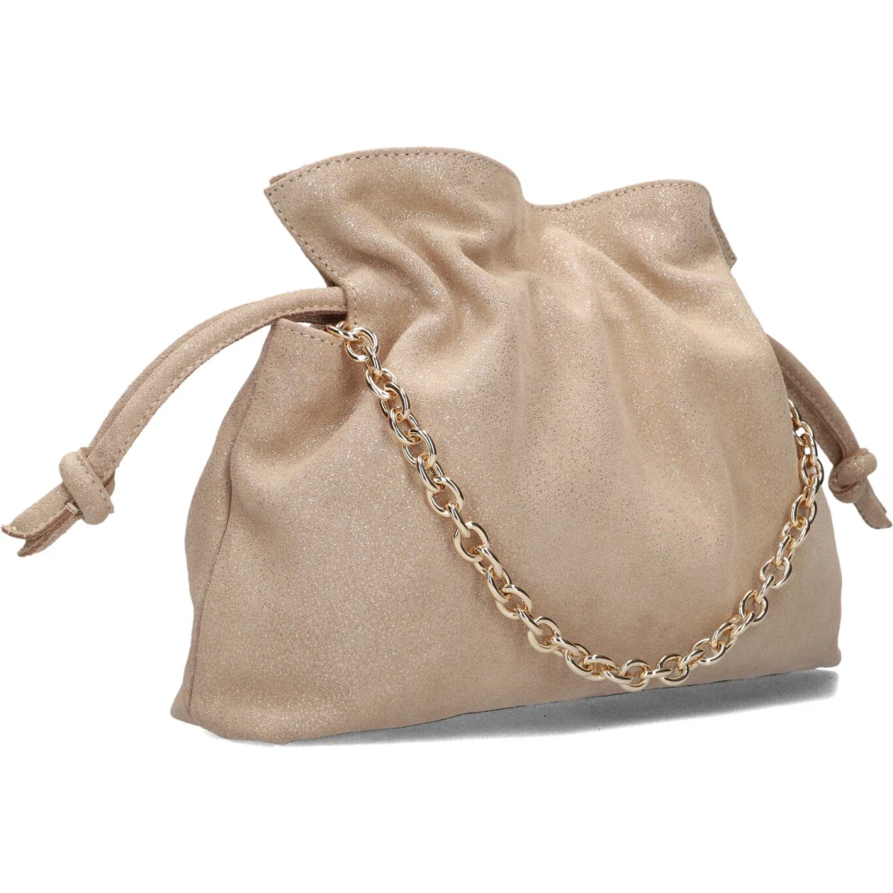 Unisa Glamoureuze Zelora Handtas Beige Dames