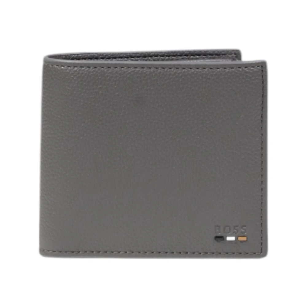 Hugo Boss Heren Portemonnee Lente Zomer Collectie Gray Heren