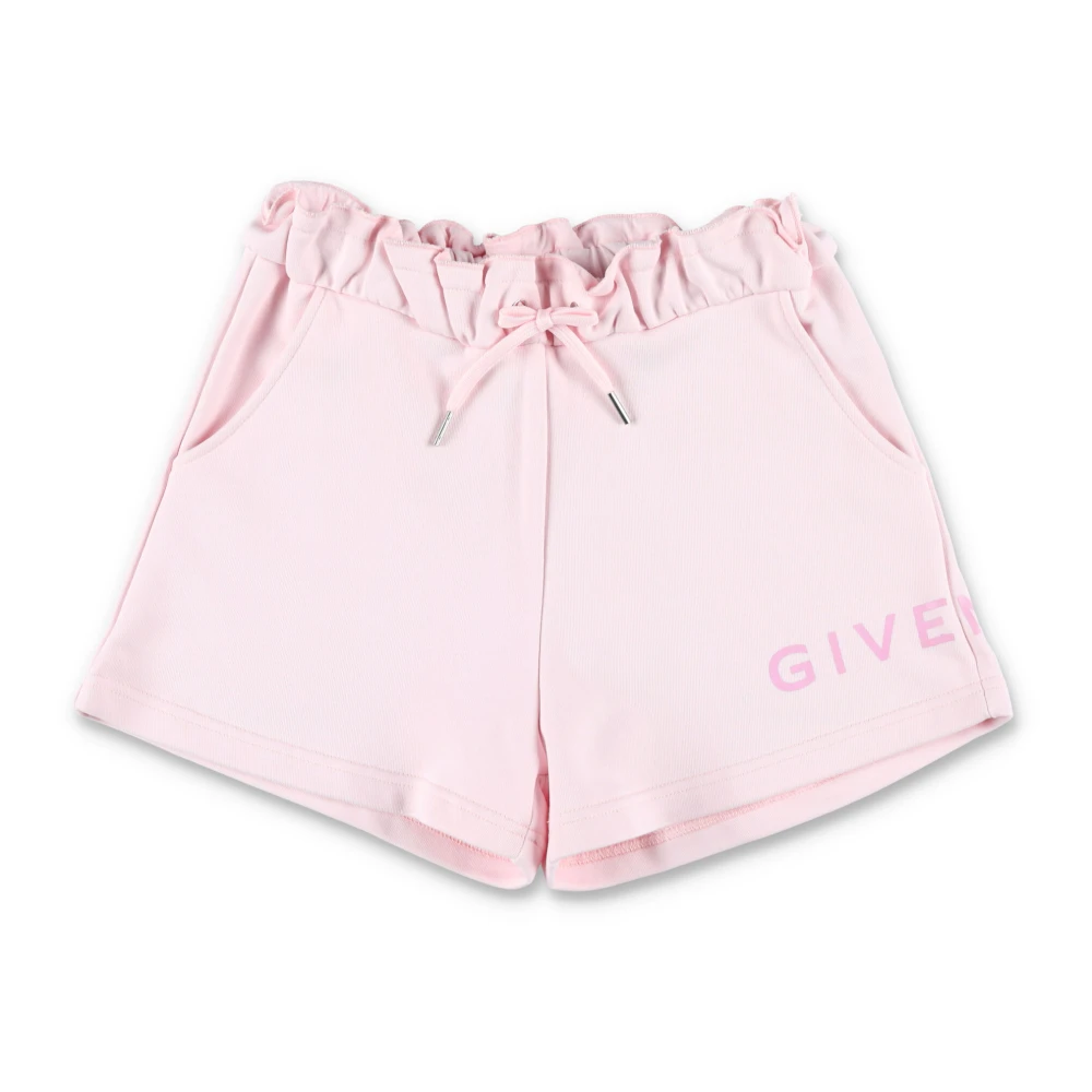 Givenchy Rose Fleece Mode Shorts Pink, Flicka