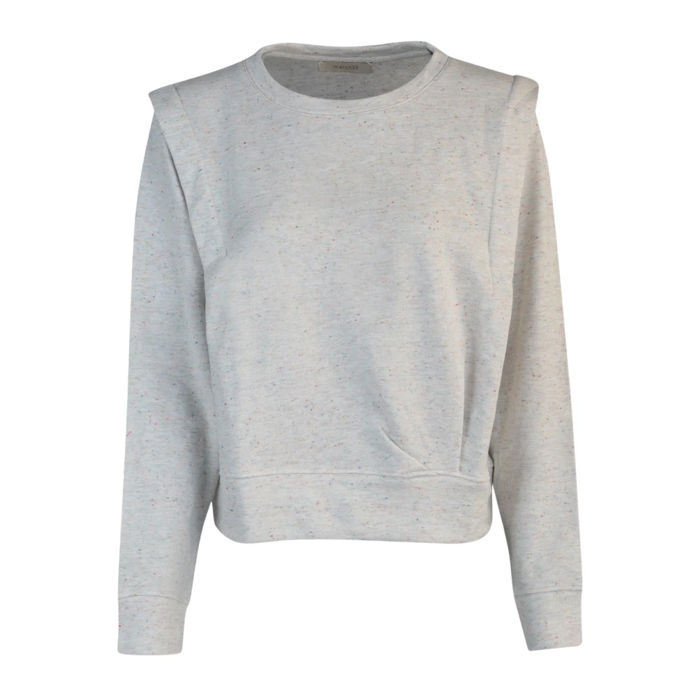 March23 Trui met ronde hals Beige Dames