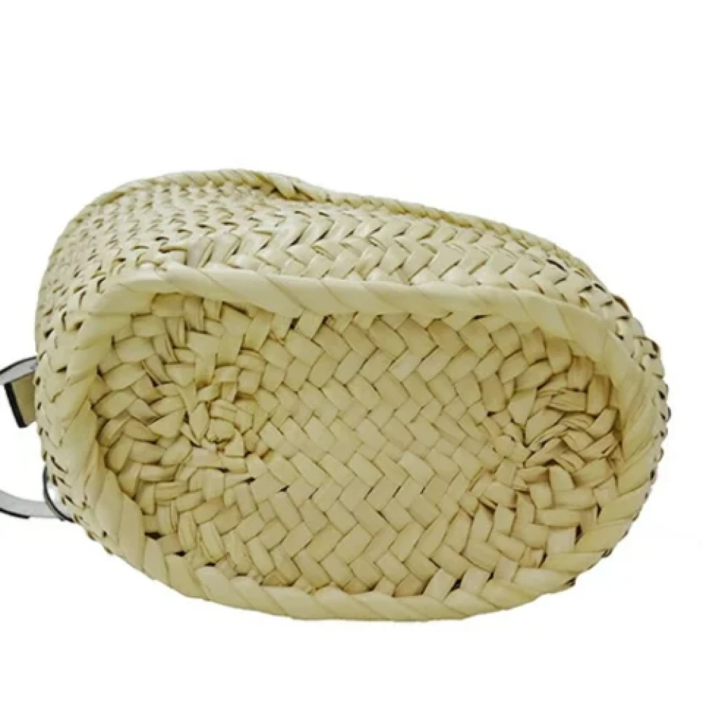 Loewe Pre-owned Fabric shoulder-bags White Dames