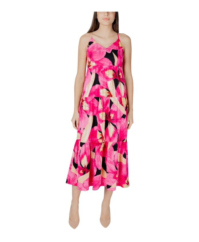 floral-v-neck-midi-dress