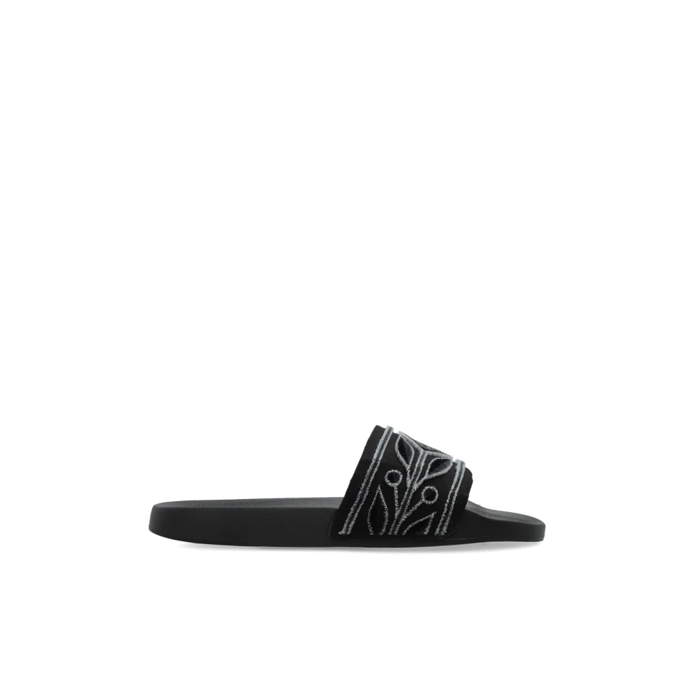 Casablanca Men's Black Pool Slides - Sliders - 8 Uk- Shoes
