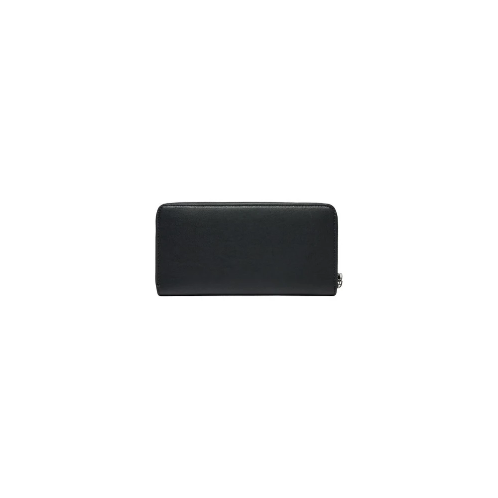 Calvin Klein Zwarte Portemonnee Dames Collectie Lente Zomer Black Heren