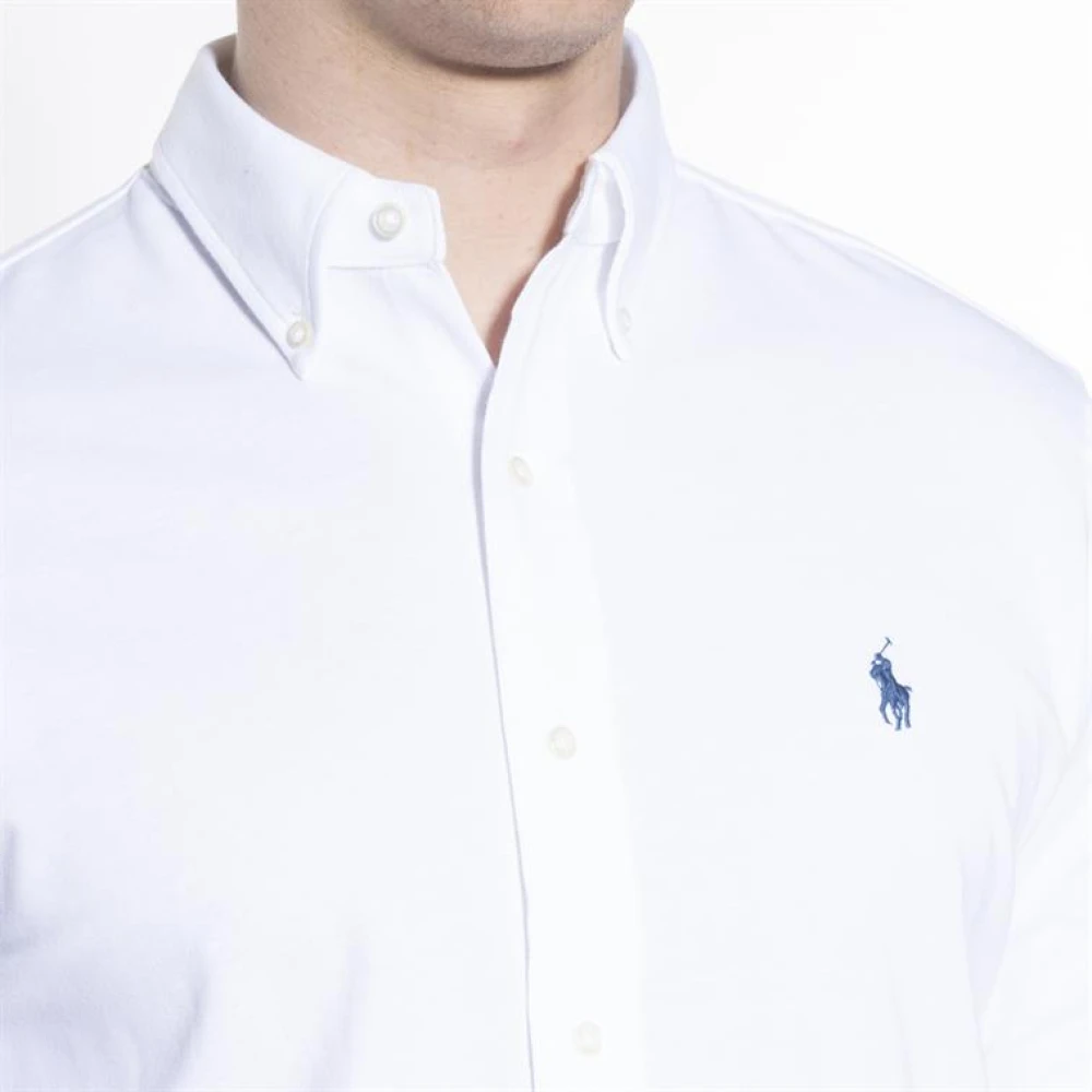 Ralph Lauren Klassiek overhemd met knopen White Heren
