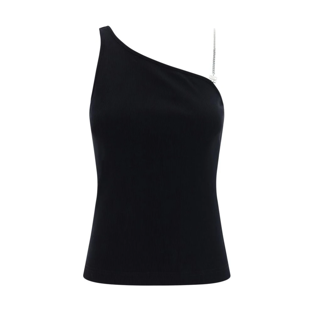 Givenchy Getailleerde Mouwloze Top met Kettingdetail Black Dames