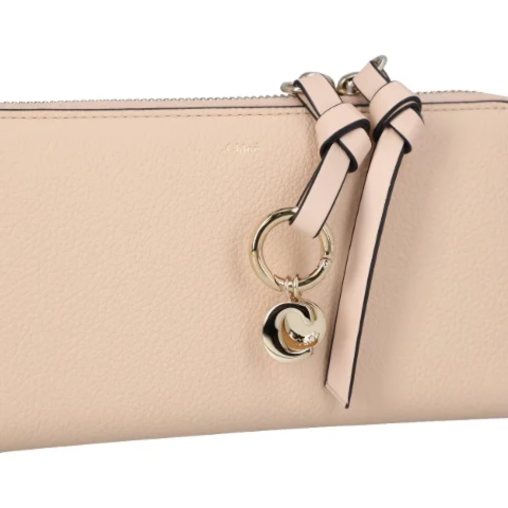 Chloé Leather pouches Beige Dames