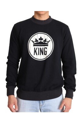 king-crown-print-cotton-sweater