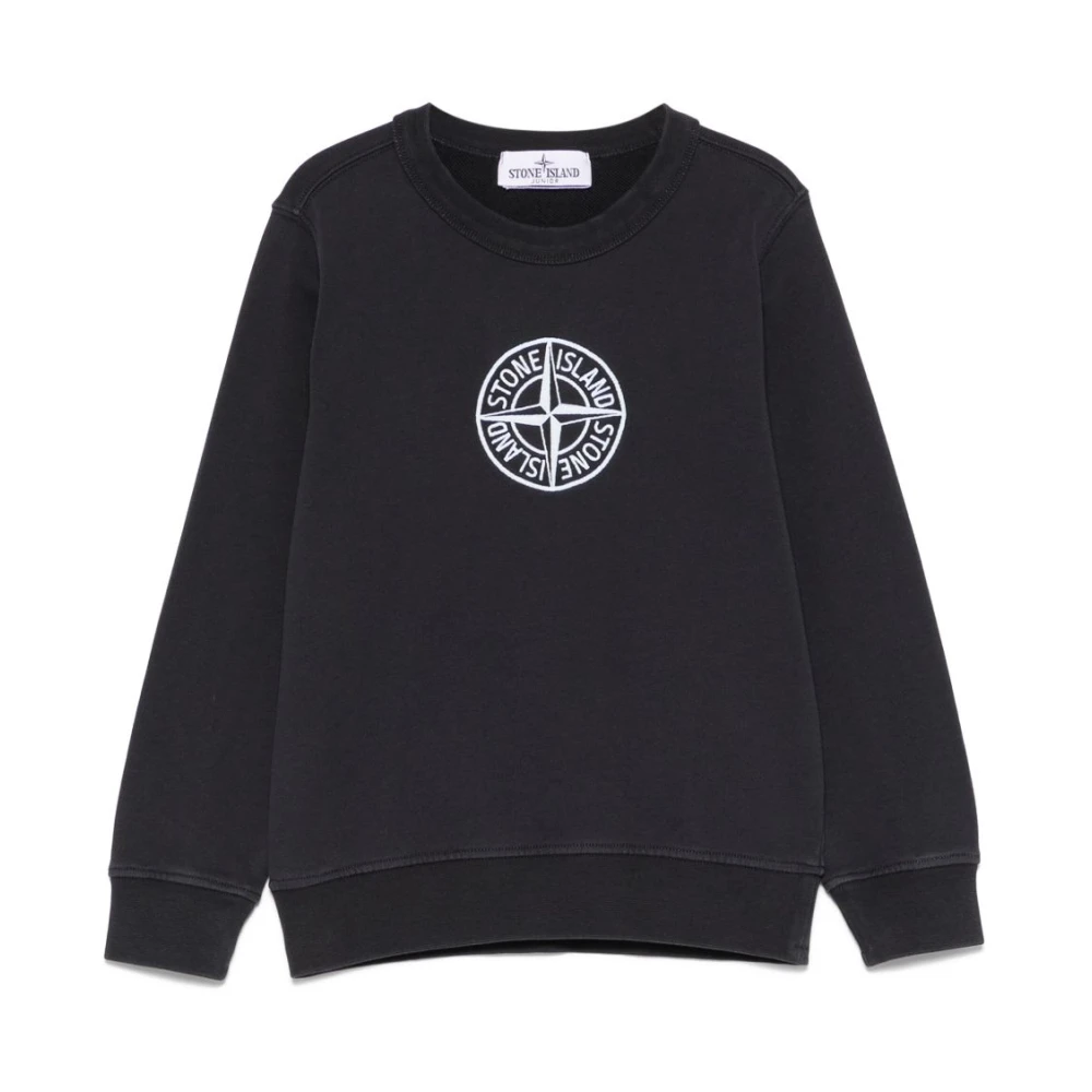 Stone Island Boys Blue Jumper - Kids Sweatshirts - 10 Y - Kids