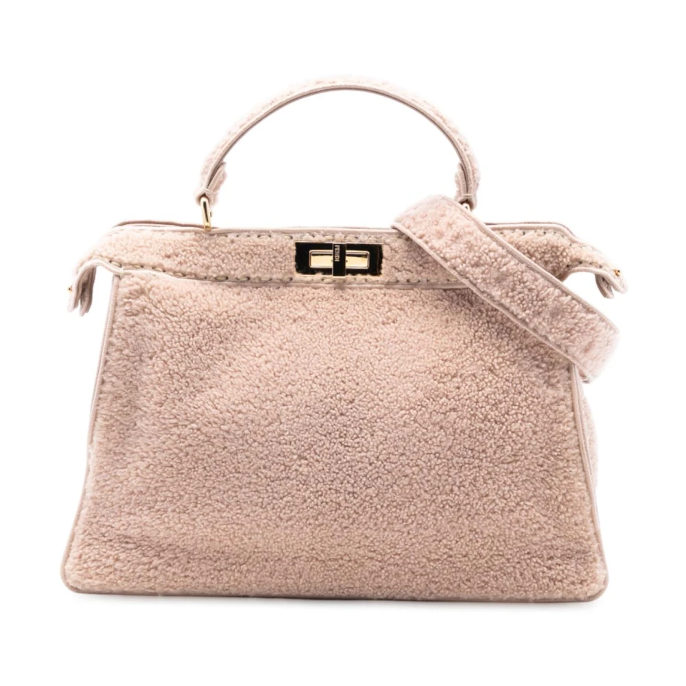 Fendi Vintage Women's Pink Vintage Handbags, One Size, Pre-Owned Handle Bag