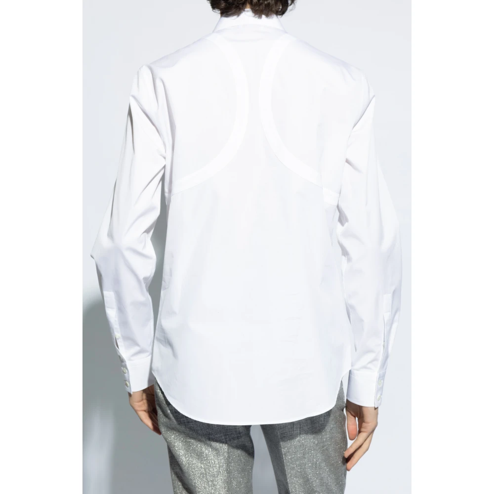 alexander mcqueen Katoenen overhemd White Heren